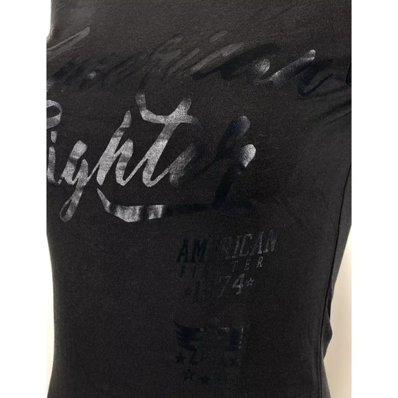 AMERICAN FIGHTER Women's T-Shirt TRINITY Tee Biker - Picture 7 of 9